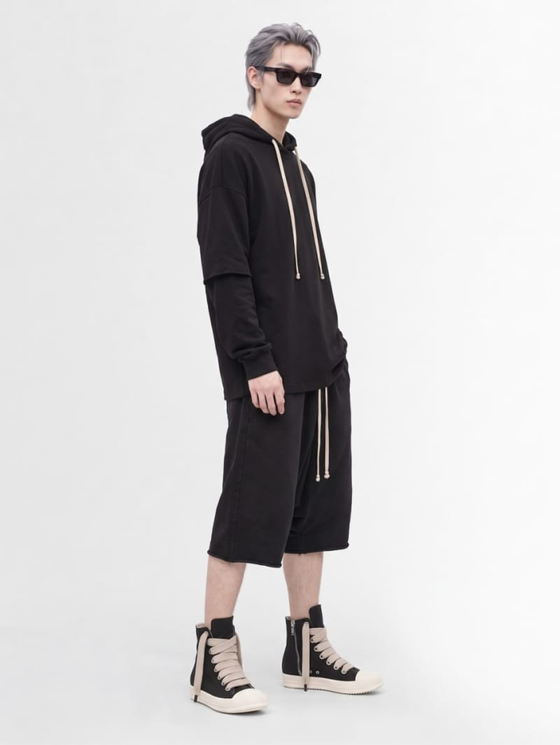 Rick Owens DRKSHDW: Shorts - drawstring pods