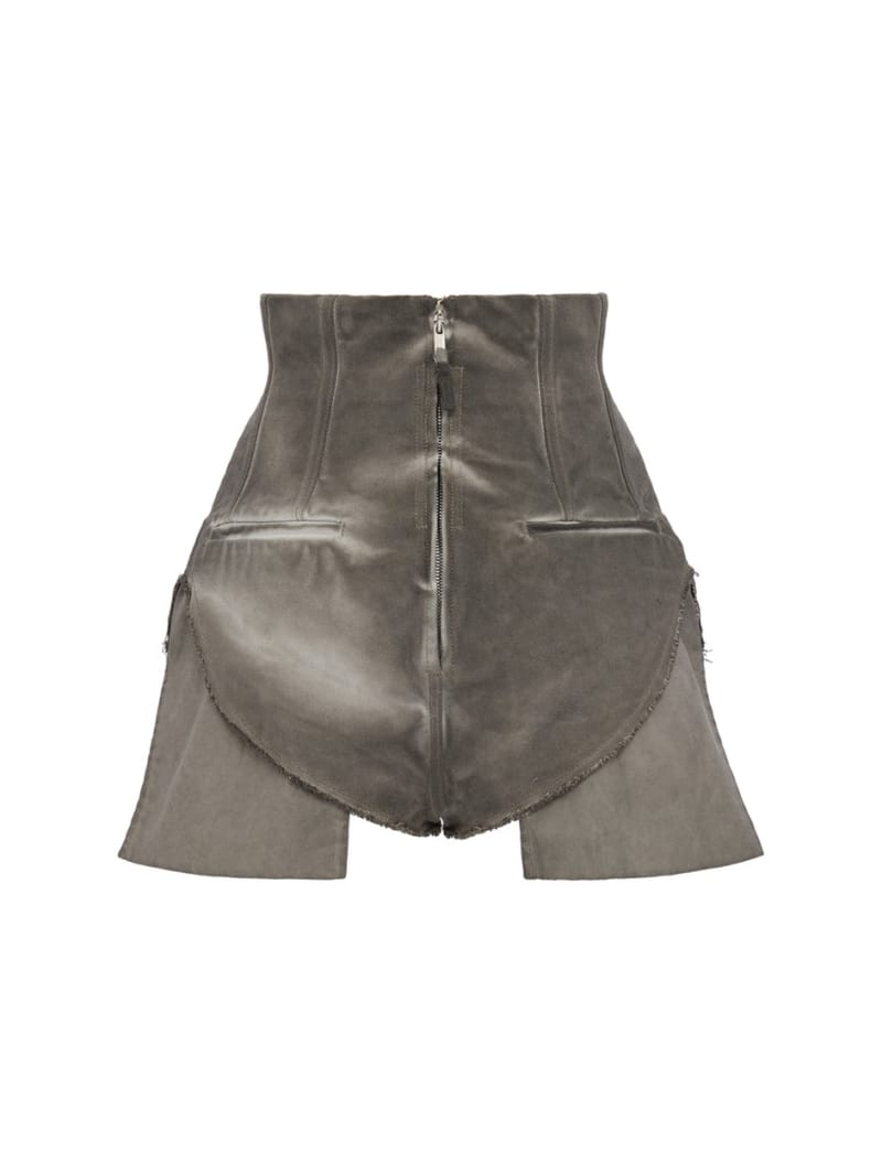 Rick Owens DRKSHDW: Shorts in denim - dirt
