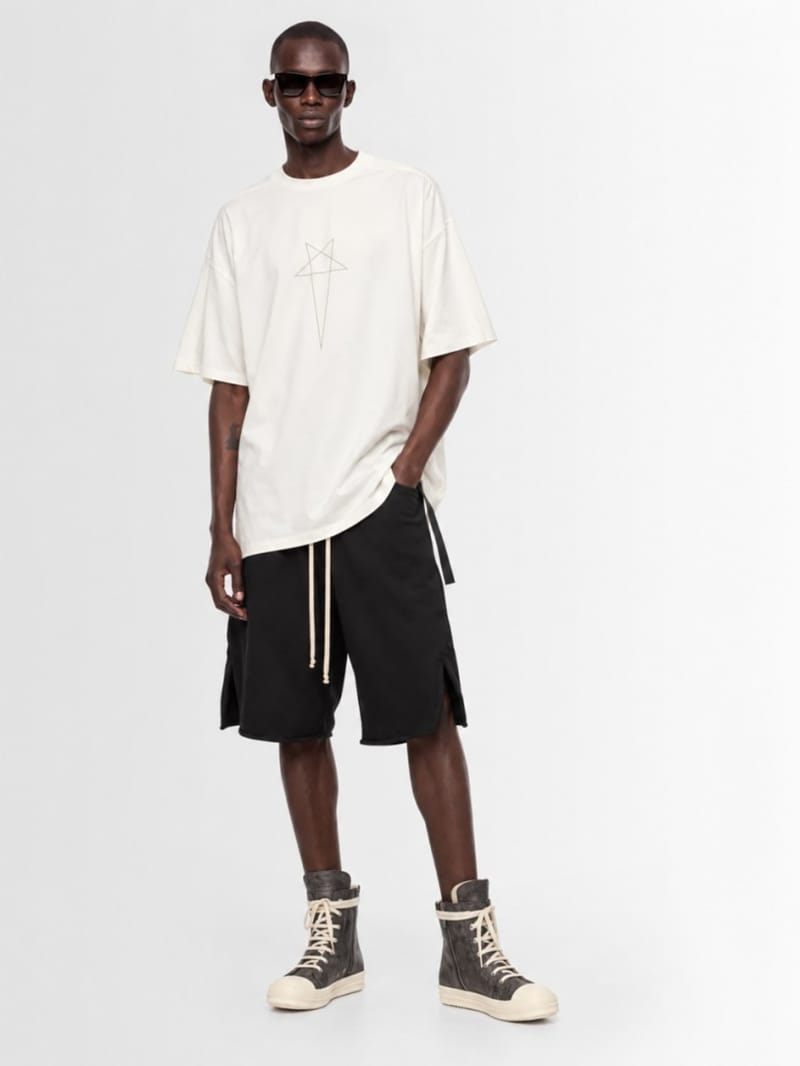 Rick Owens DRKSHDW - Shorts long boxers butt zip
