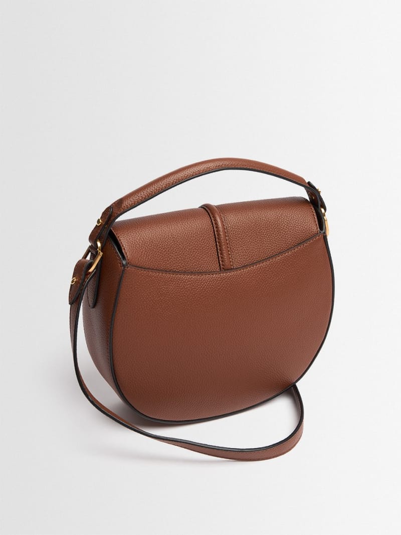 DeMellier: Grained leather top-handle bag