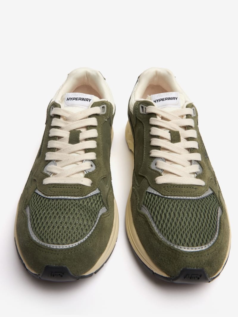 Autry - Nylon and leather sneakers Hyperway Low