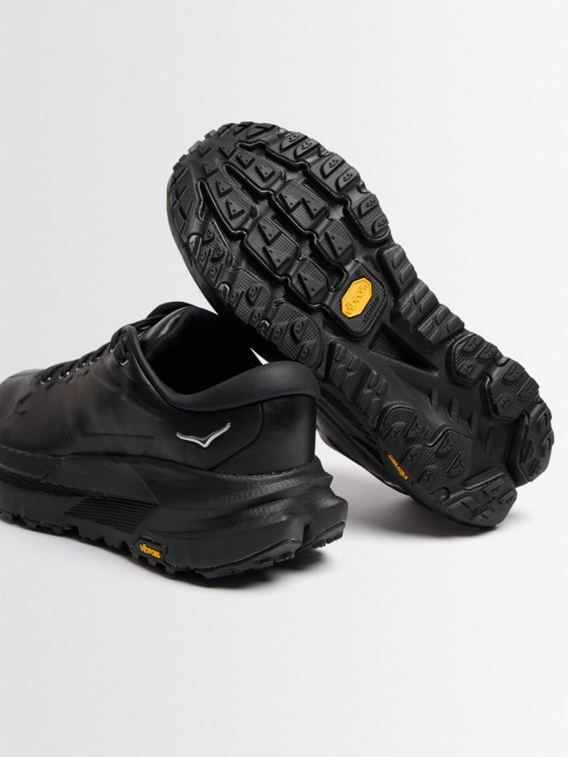 Hoka: Mafate X TP leather sneakers