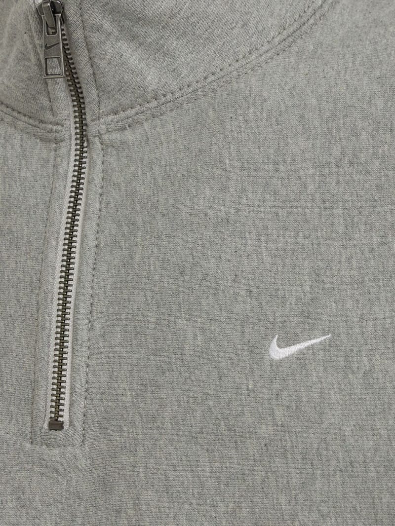 Nike: 棉质混纺半拉链运动卫衣