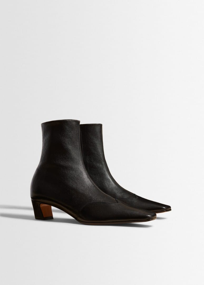 Khaite - Nevada lambskin ankle boots