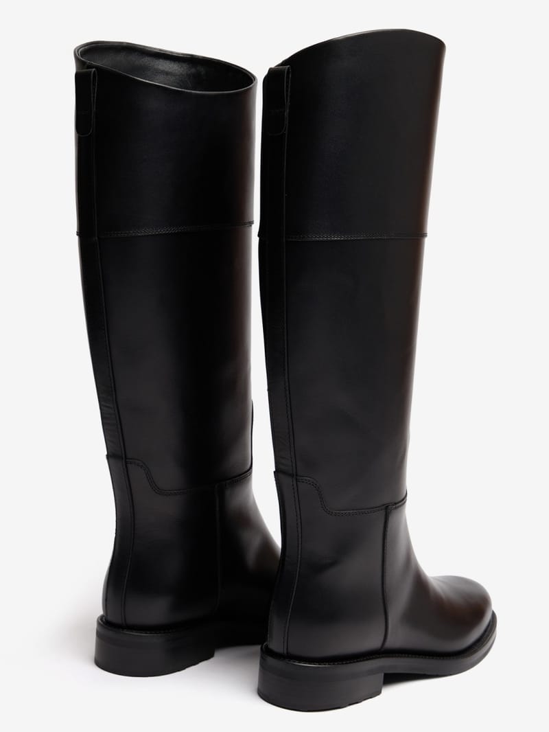 FABI: Calf leather high boots