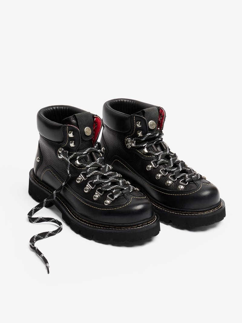 Dsquared2: Stivali da trekking Canadian in pelle