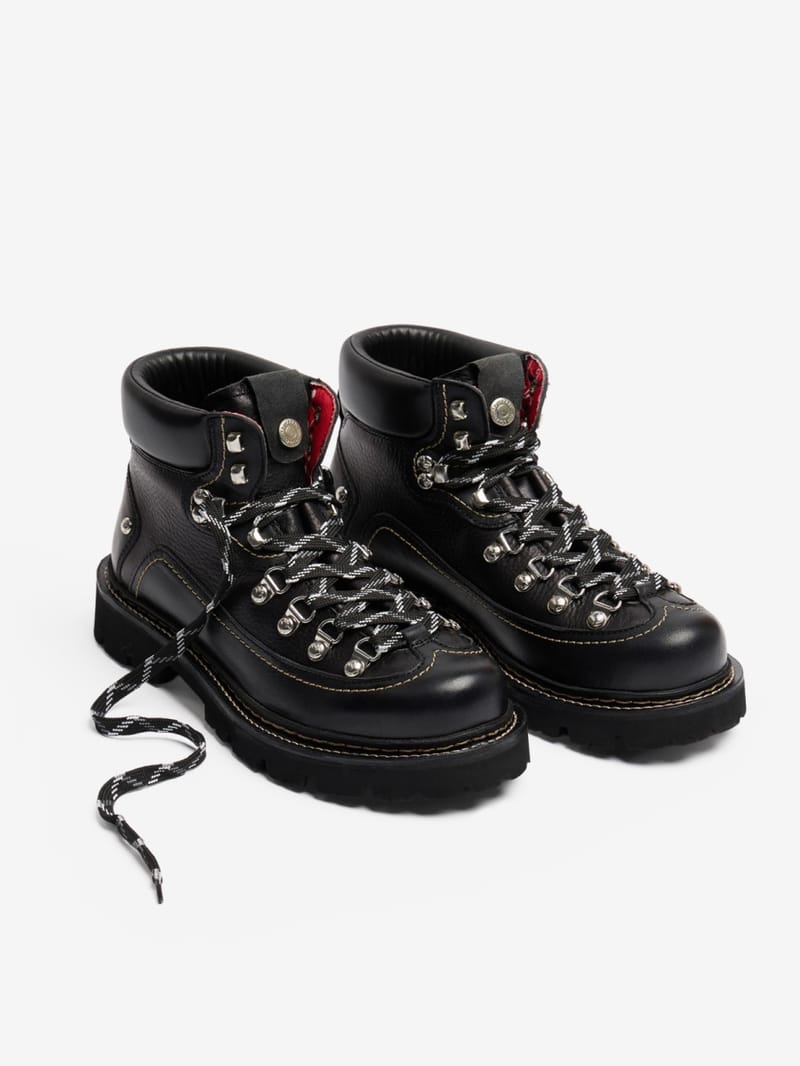 Dsquared2 - Canadian 皮革徒步靴