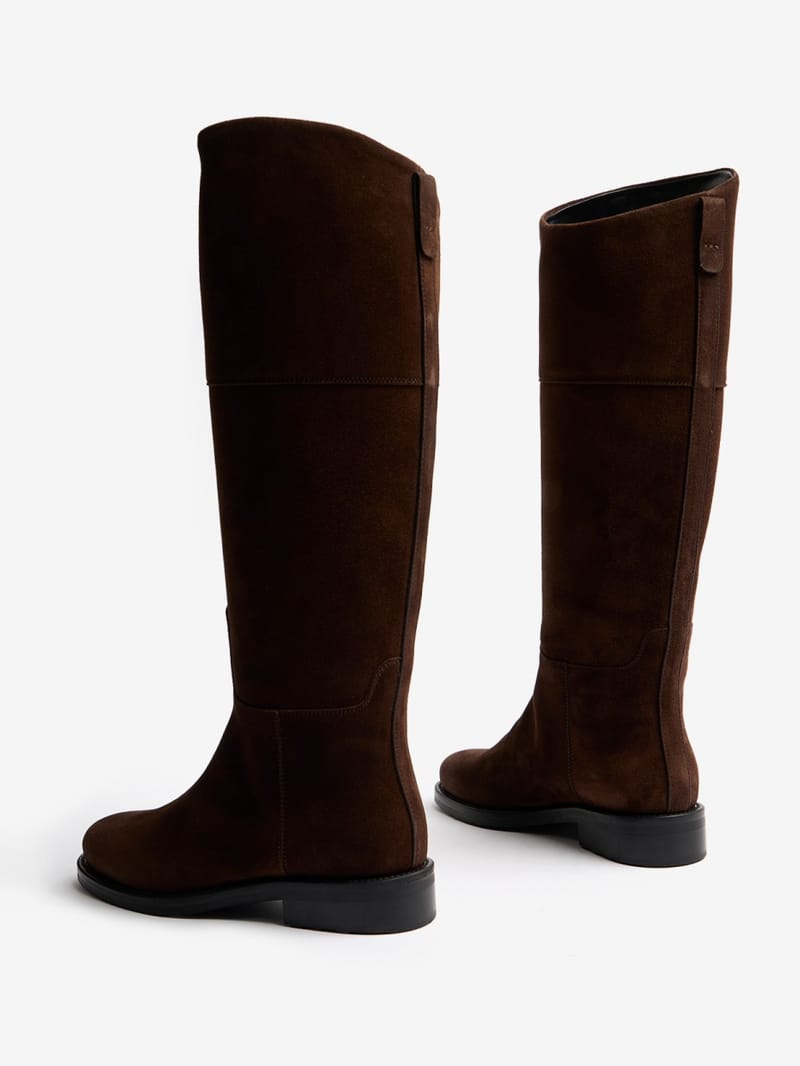 FABI: Leather boots with tall shaft