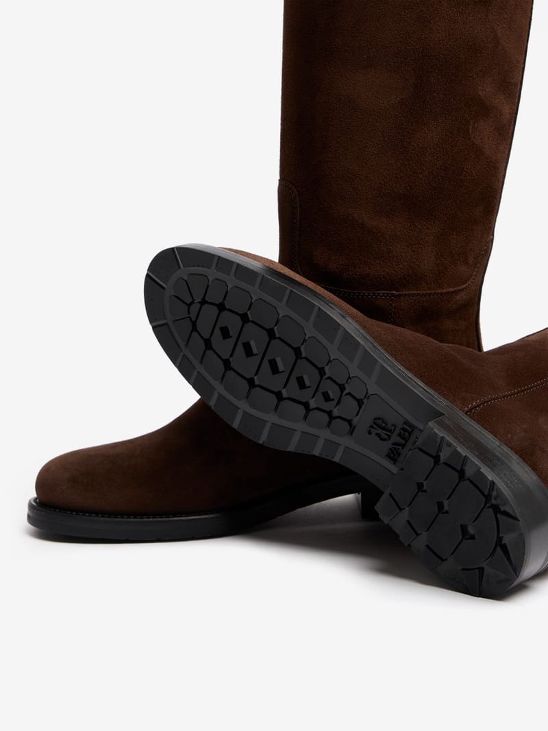 FABI: Leather boots with tall shaft