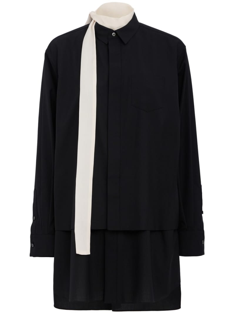 Sacai: Vestido de sastre
