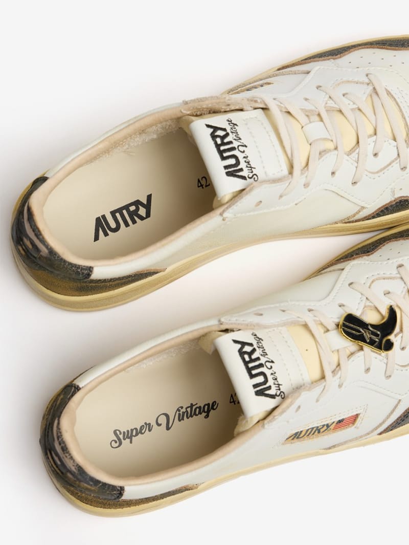 Autry: Super Vintage sneakers in nylon and leather
