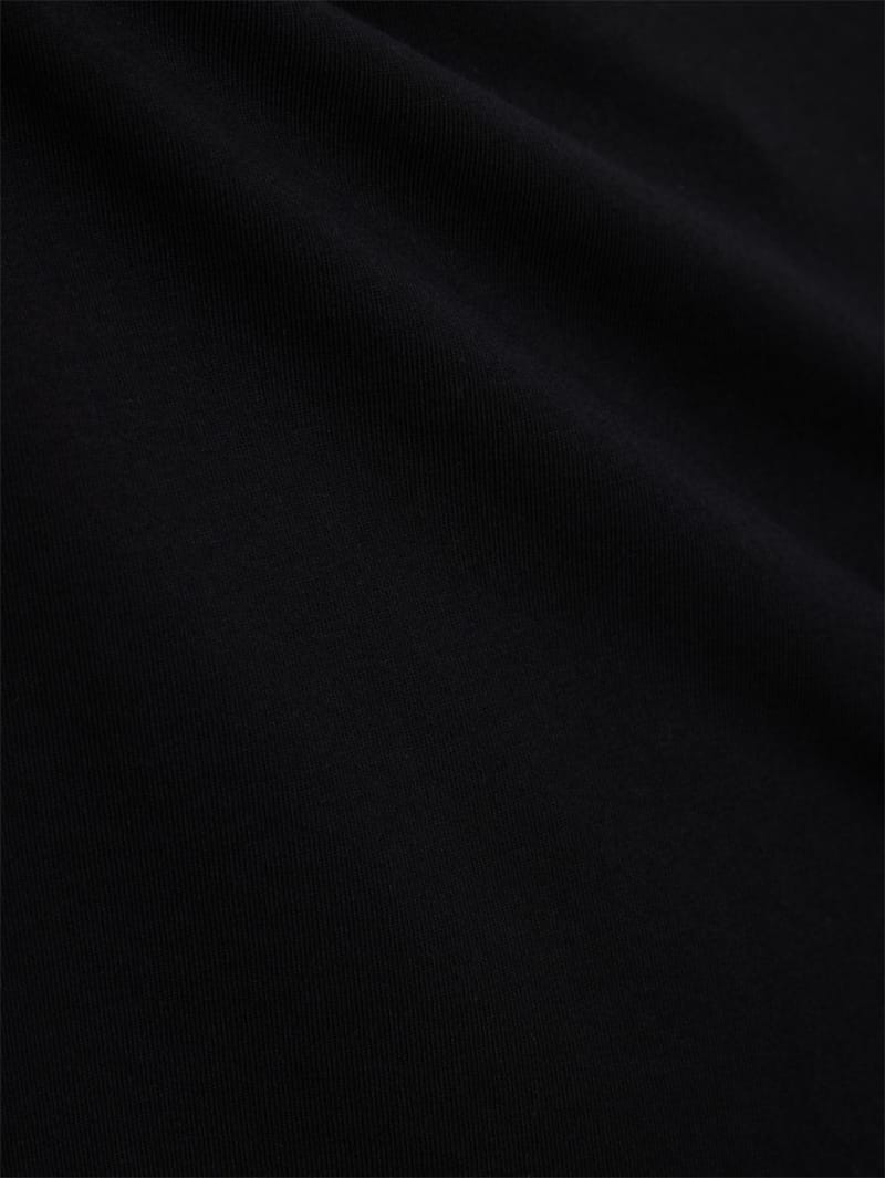 Jil Sander: Mock neck boxy fit cotton long-sleeve t-shirt
