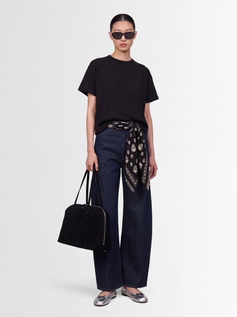 Sacai - Cotton jersey pocket T-shirt