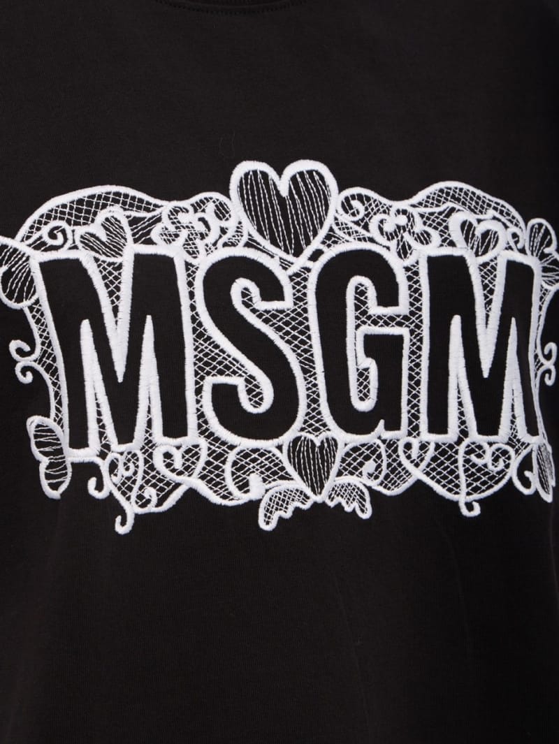 MSGM: Logo printed t-shirt