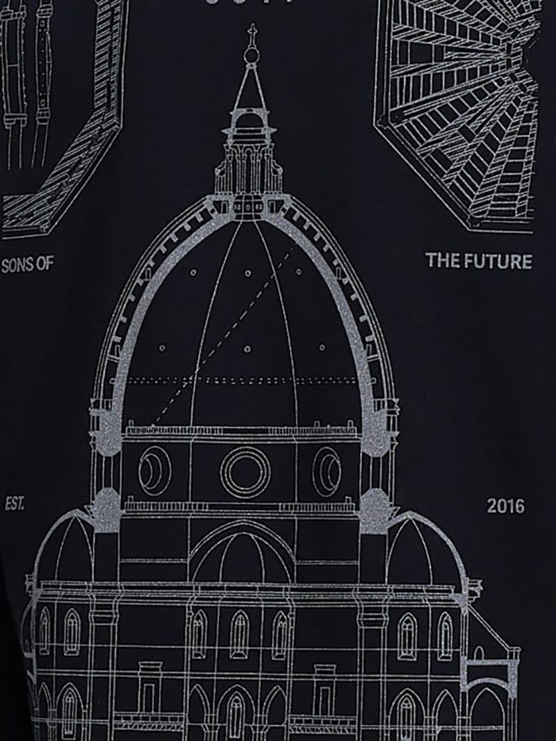 SOTF: Cotton long-sleeved graphic T-shirt
