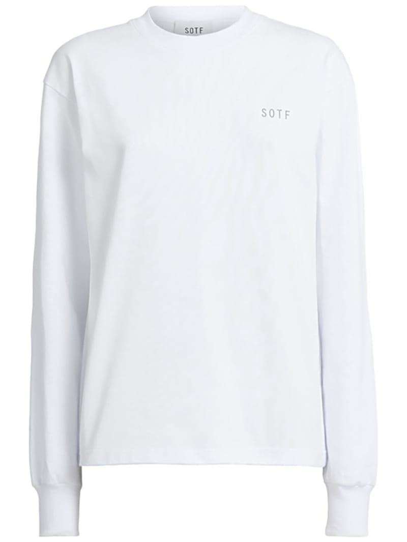 SOTF: T-shirt in cotone a maniche lunghe con stampa