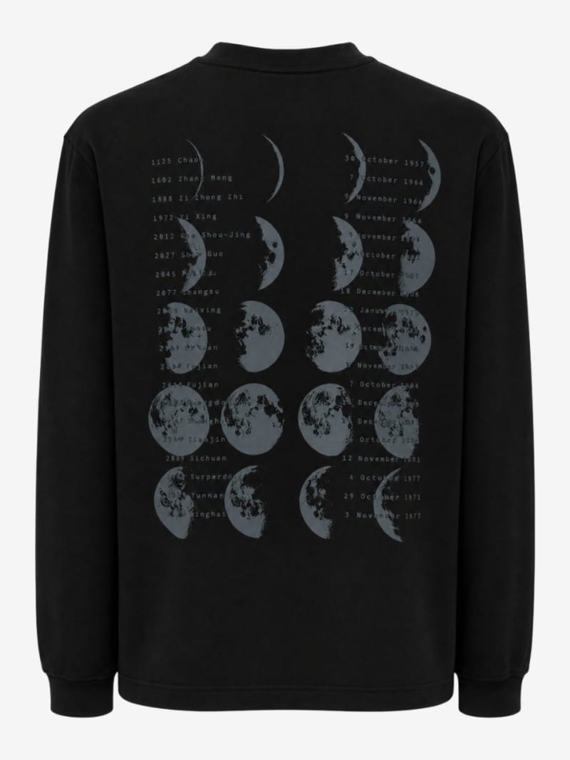 PURPLE MOUNTAIN OBSERVATORY - Cotton Moons long sleeve T-shirt