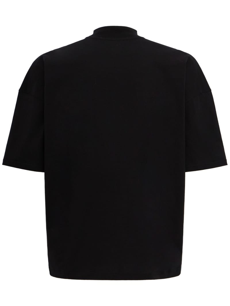 Jil Sander: Cotton mock-neck T-shirt