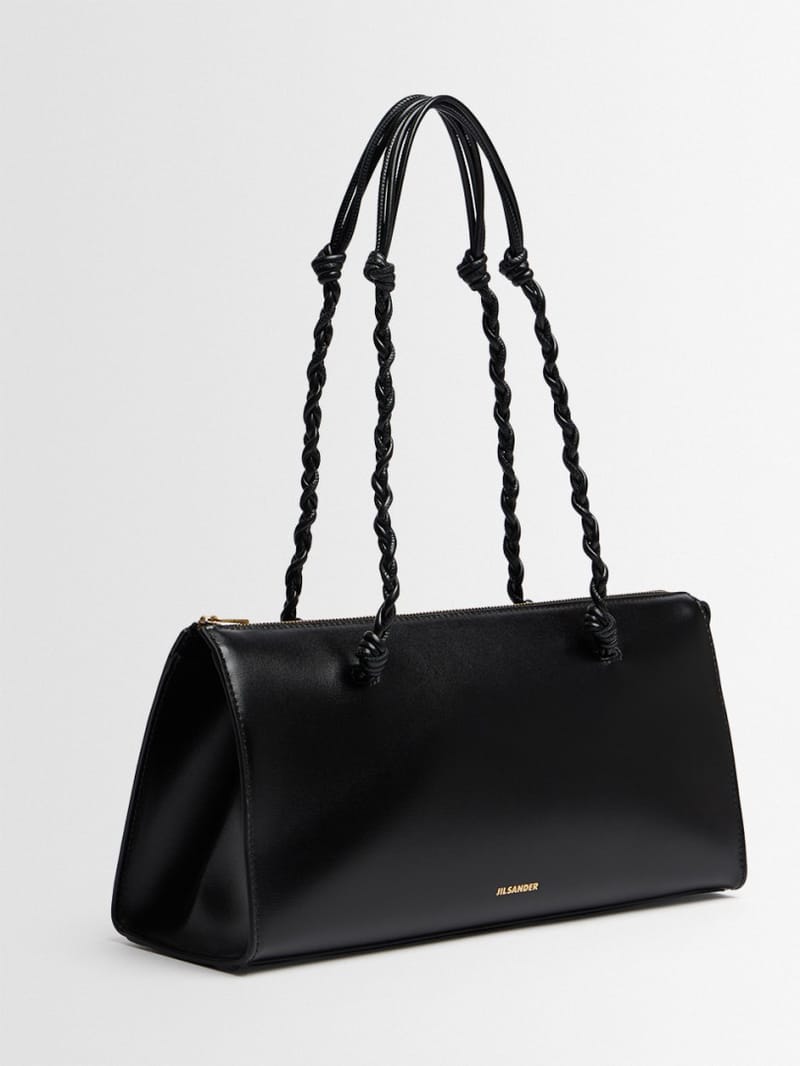Jil Sander: Calfskin shoulder bag with braided straps