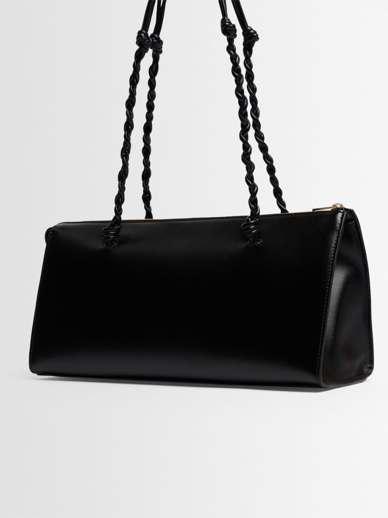 Jil Sander: Calfskin shoulder bag with braided straps