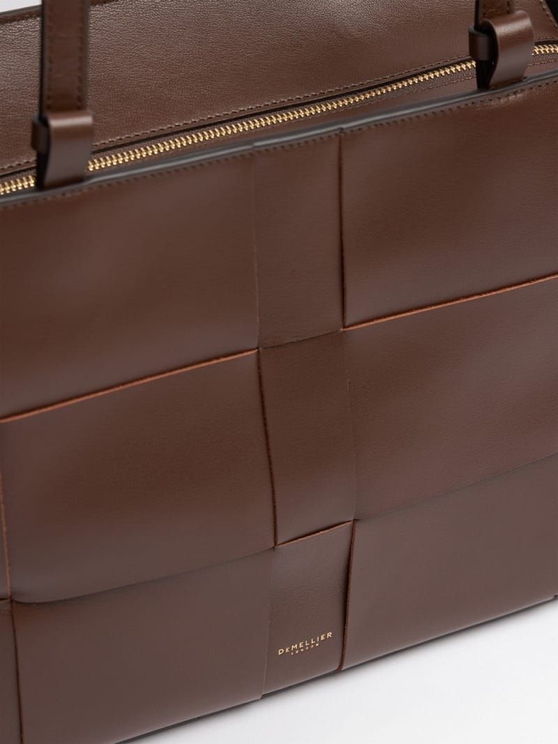 DeMellier: Florence woven leather shopper bag