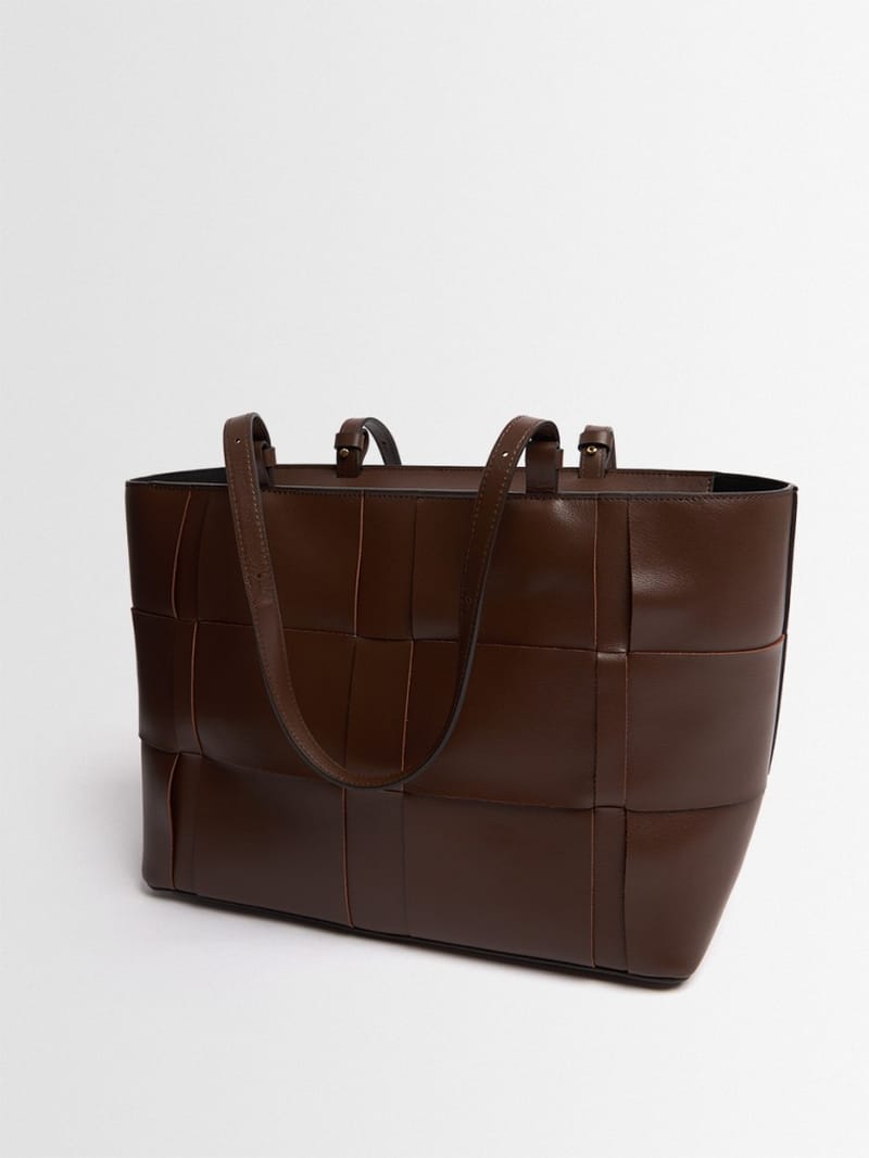 DeMellier: Florence woven leather shopper bag