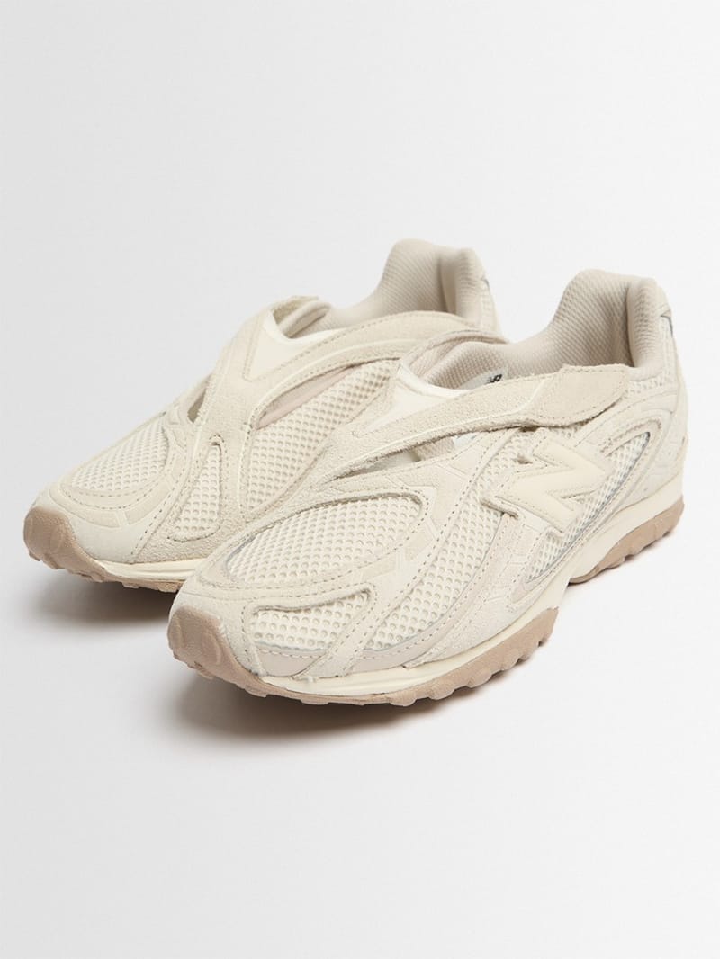 New Balance: Calfskin slip-on sneakers