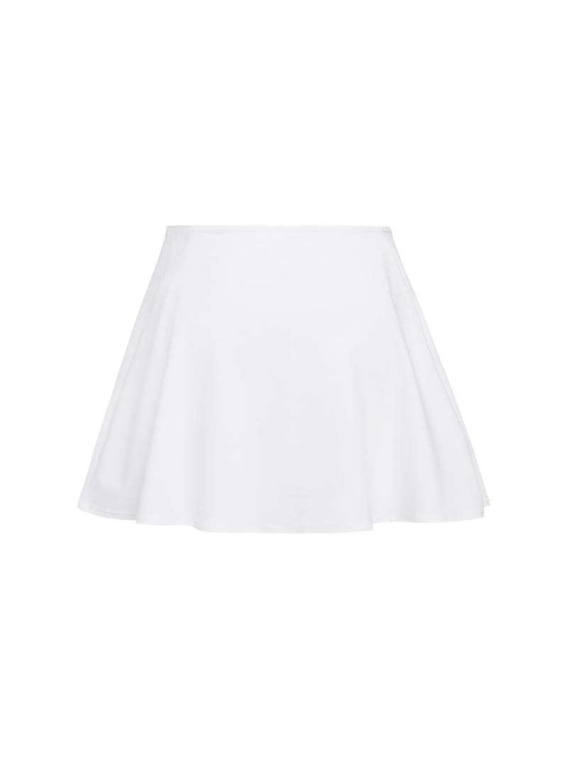Nike: Flared stretch jersey mini skirt