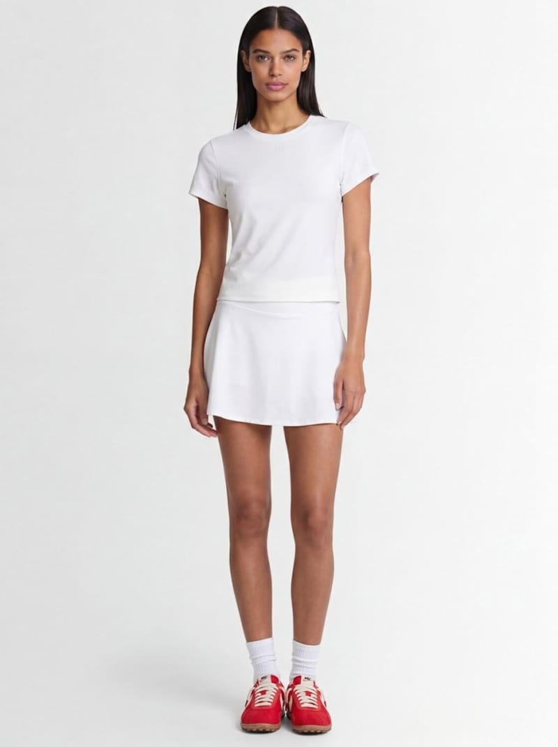 Nike - Flared stretch jersey mini skirt