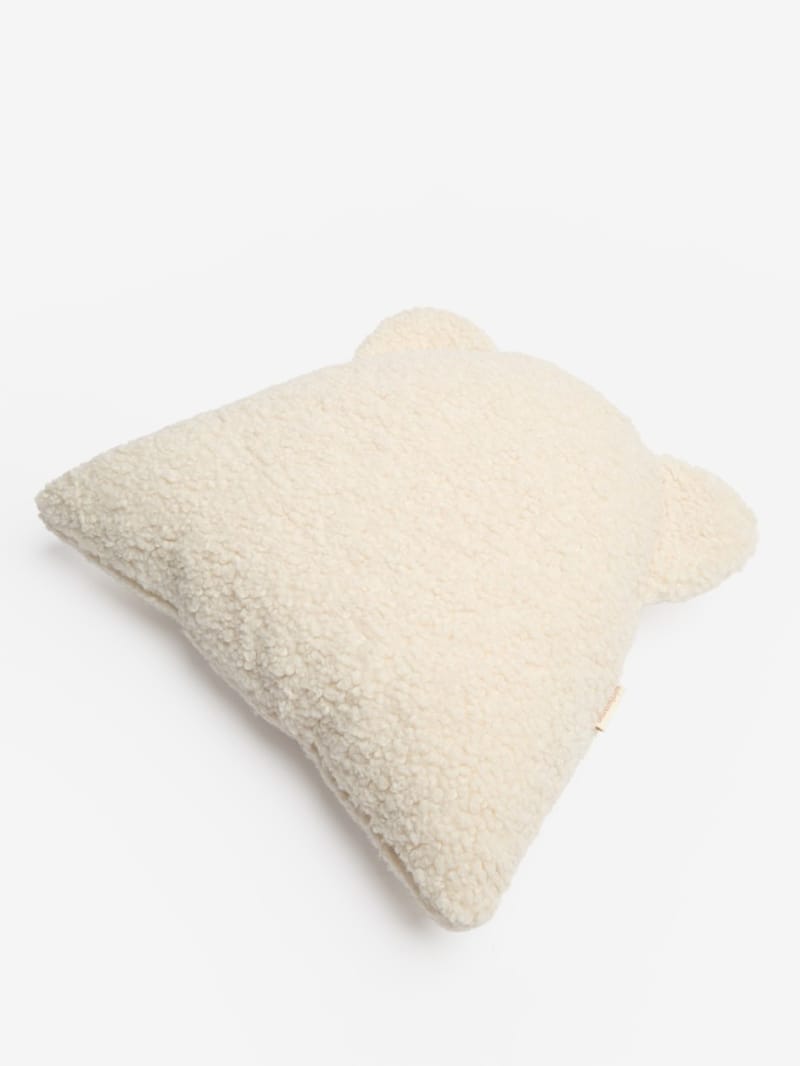 WIGIWAMA - Teddy-effect bear cushion