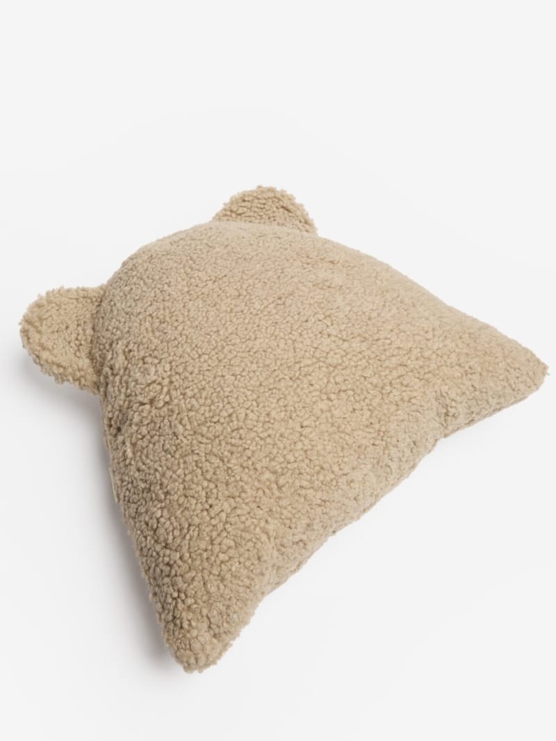 WIGIWAMA - Teddy-effect bear cushion