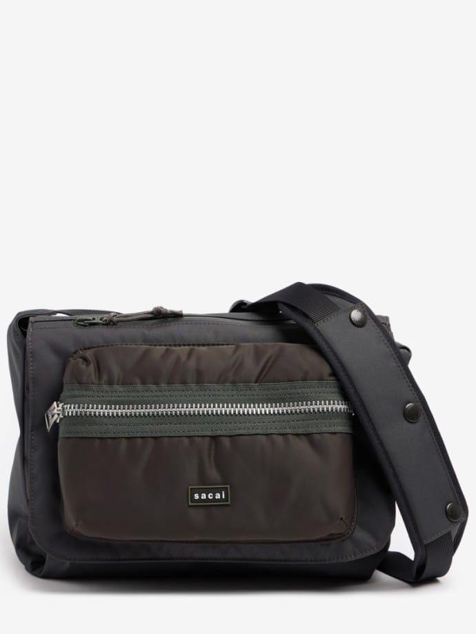 Borsa a tracolla con tasca