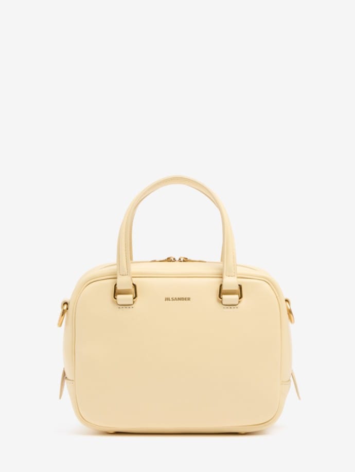 Small Vision leather top handle bag