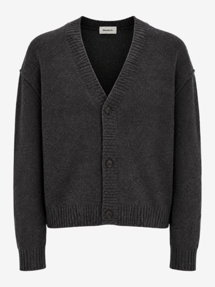 Cashmere knit cardigan