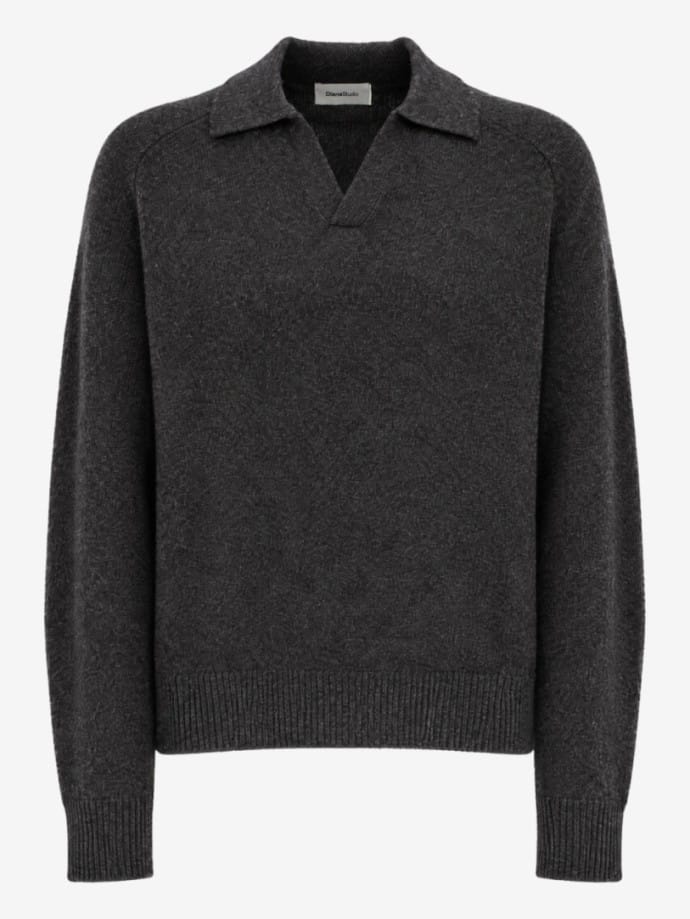 Cashmere Knit Polo