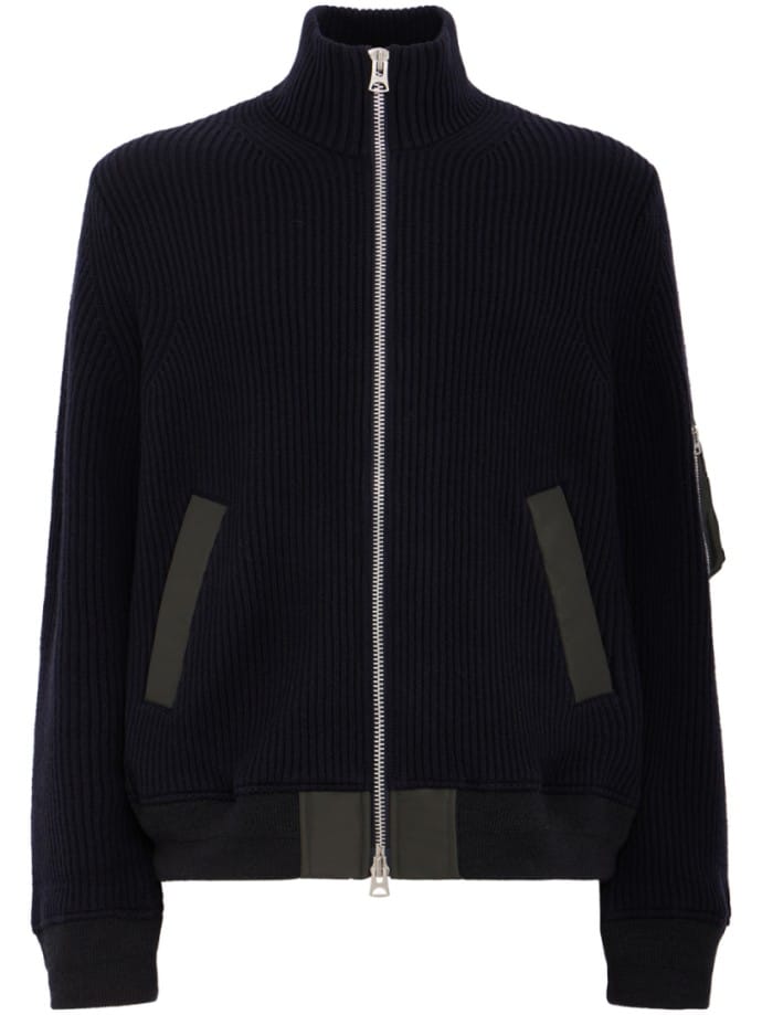 Jersey de lana tipo blouson
